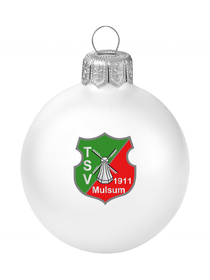 Weihnachtskugel Logo 8cm