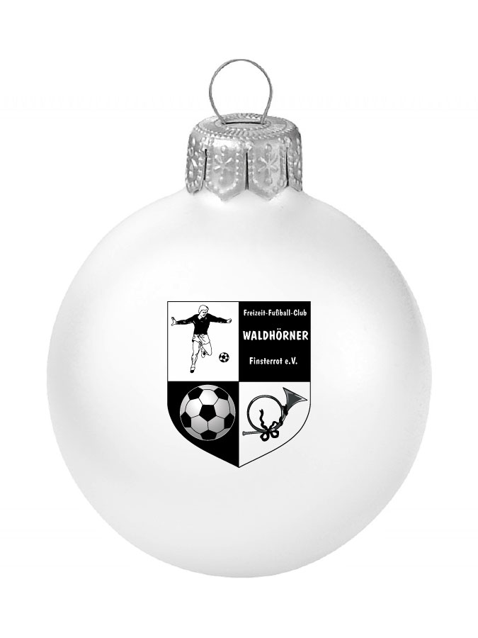 Weihnachtskugel Logo 8cm
