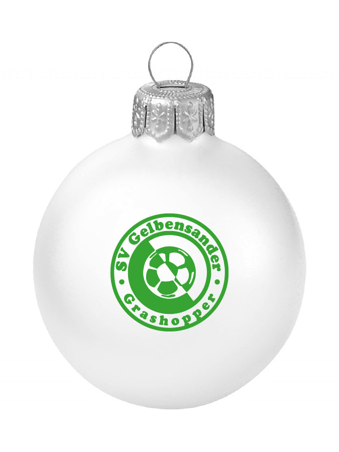 Weihnachtskugel Logo 8cm