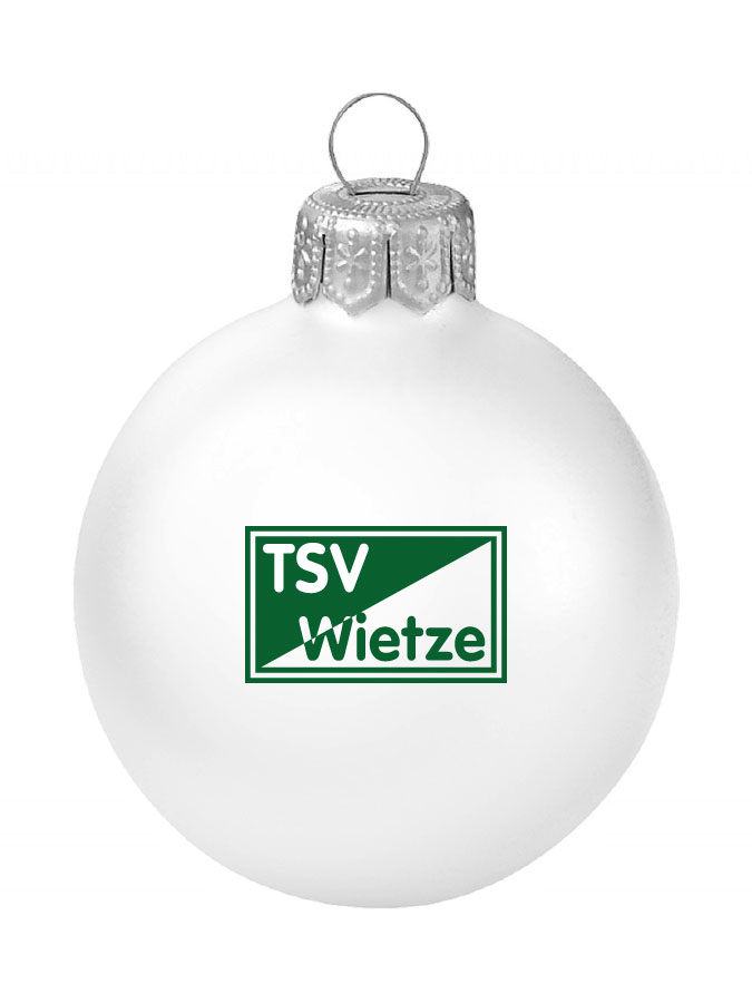 Weihnachtskugel Logo 8cm