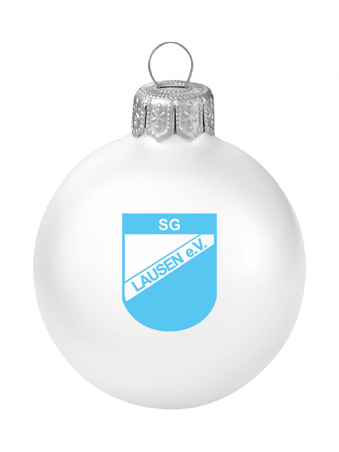 Weihnachtskugel Logo 8cm