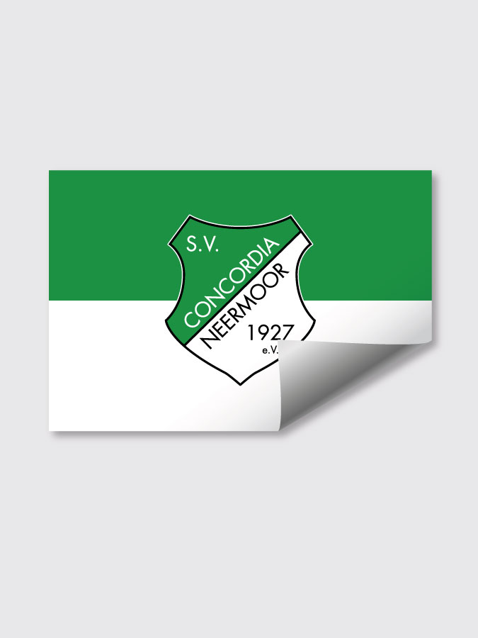 Aufkleber DIN A7 Logo