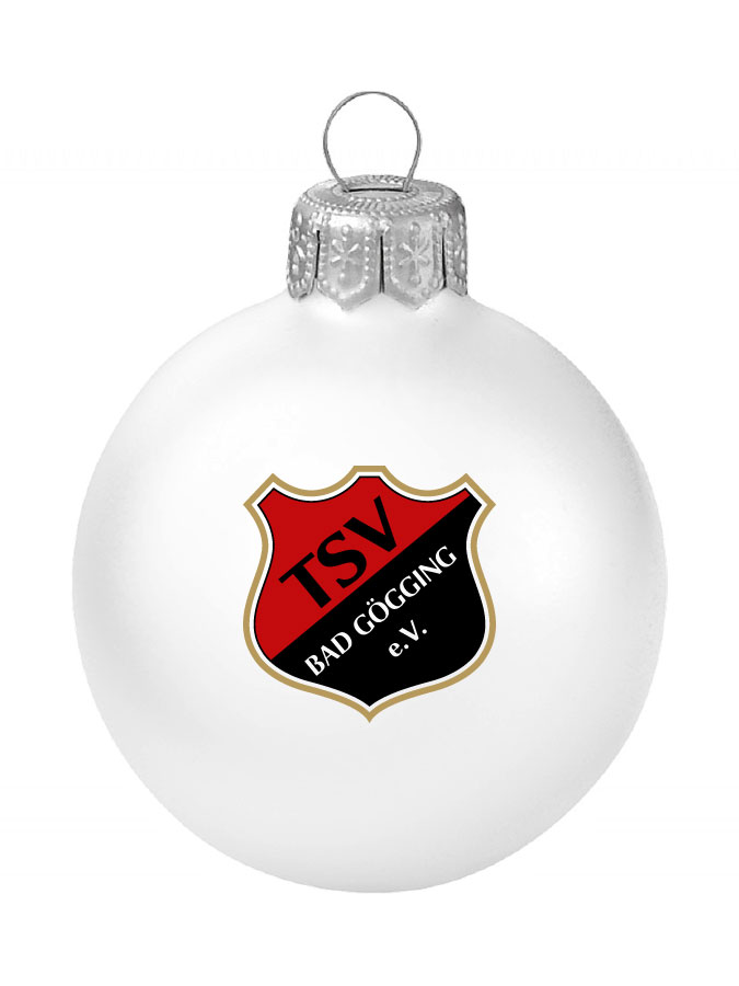Weihnachtskugel Logo 8cm