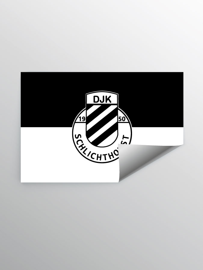 Aufkleber DIN A7 Logo