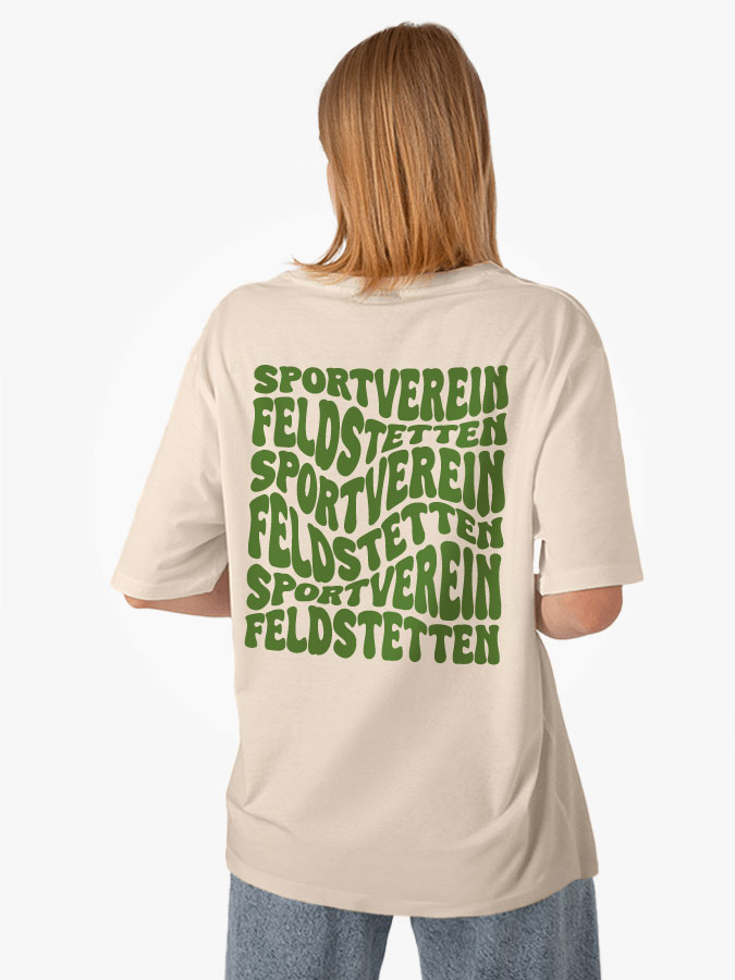 Oversized Shirt Wavy Damen