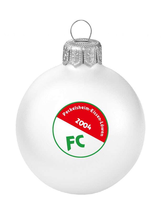 Weihnachtskugel Logo 8cm