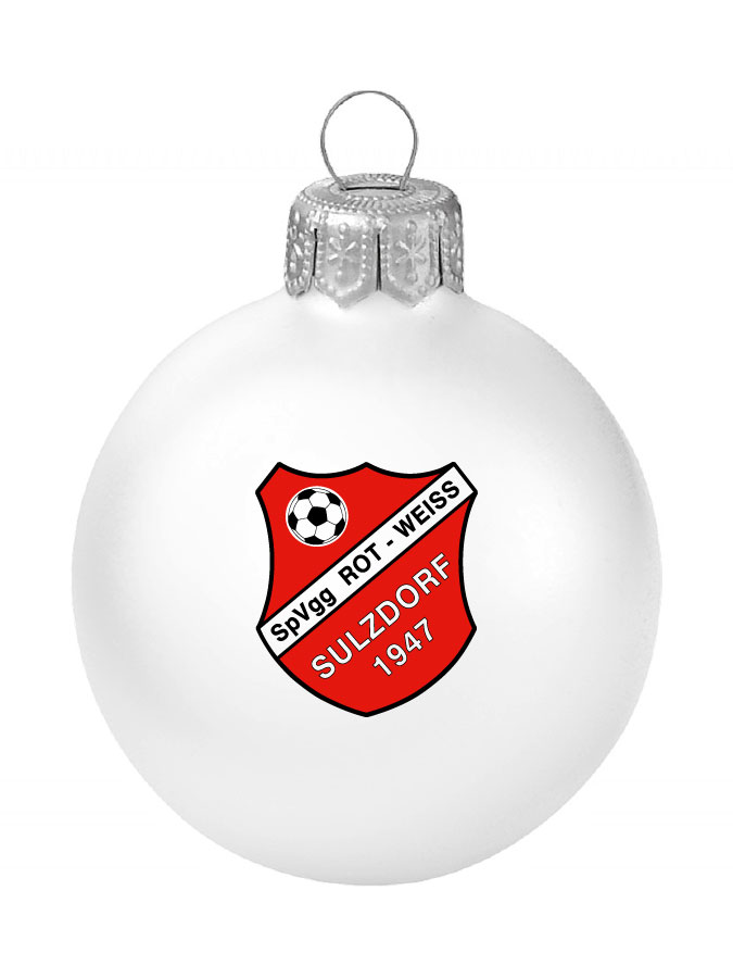 Weihnachtskugel Logo 8cm