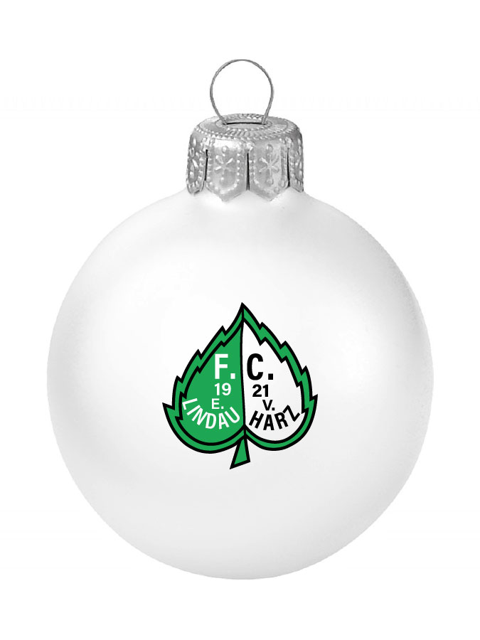 Weihnachtskugel Logo 8cm