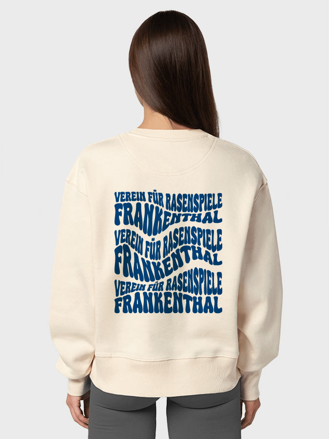 Oversized Sweater Wavy Damen