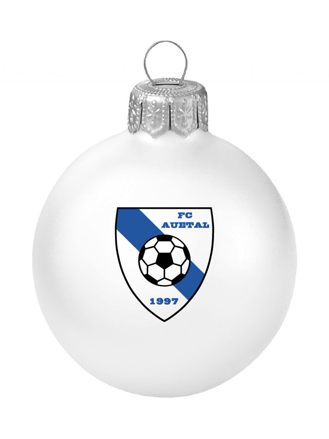 Weihnachtskugel Logo 8cm