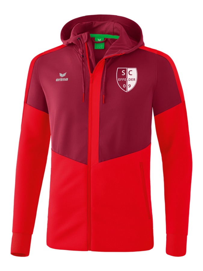 Erima Squad Trainingsjacke mit Kapuze