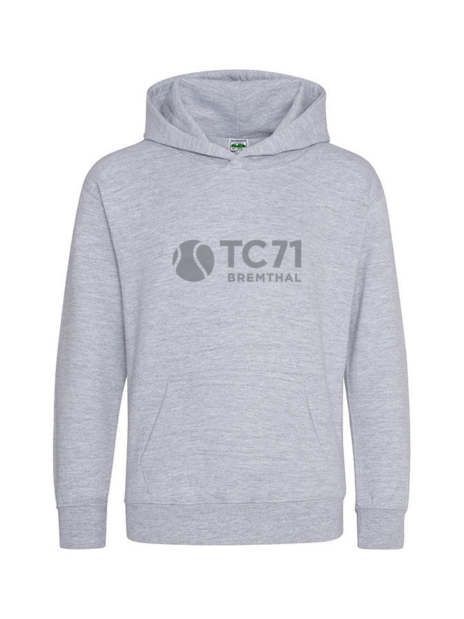 Hoodie All Grey Kids Unisex