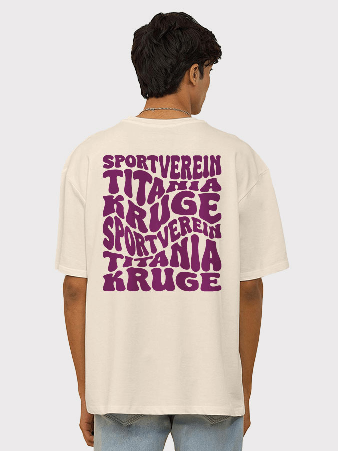 Oversized Shirt Wavy Herren