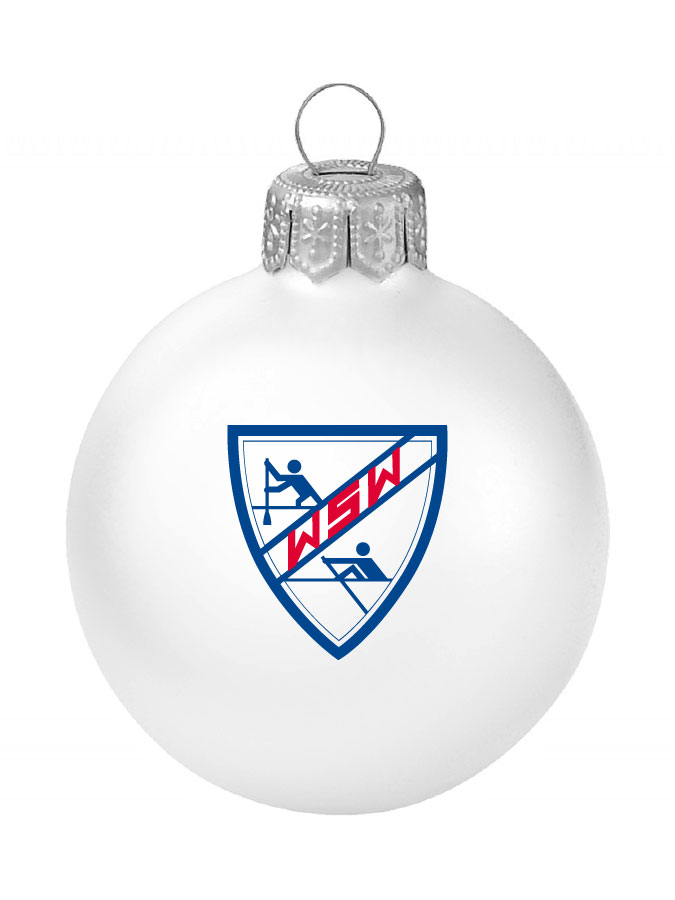 Weihnachtskugel Logo 8cm