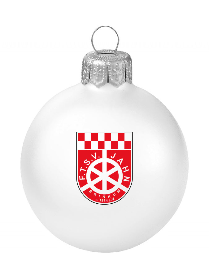 Weihnachtskugel Logo 8cm
