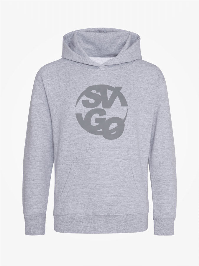 Hoodie All Grey Kids Unisex