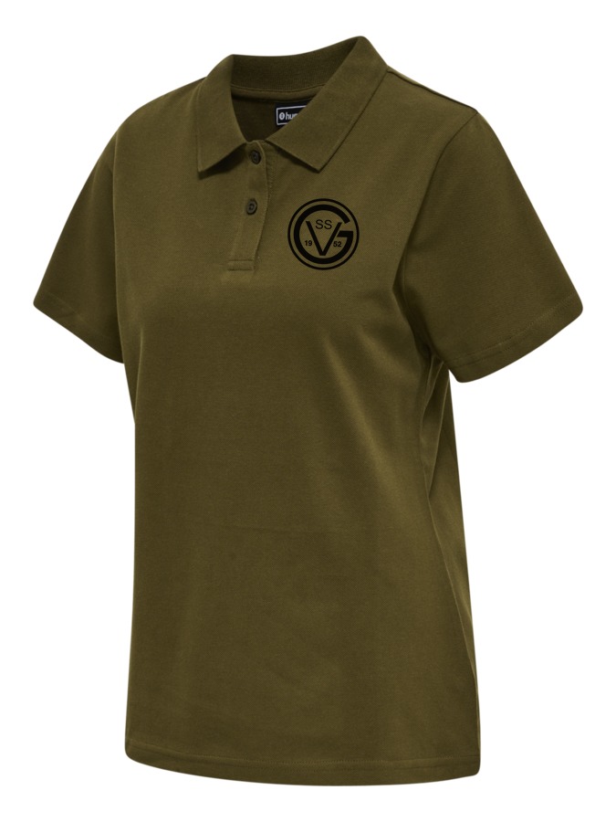 Hummel Red Stretch Polo Damen