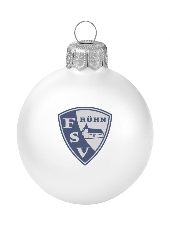 Weihnachtskugel Logo 8cm