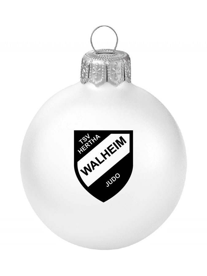 Weihnachtskugel Logo 8cm
