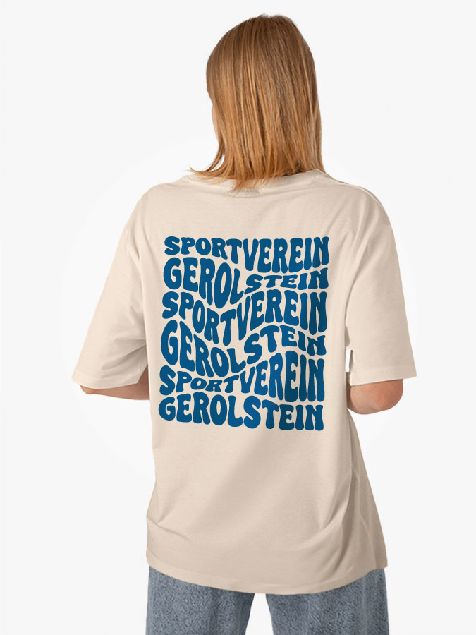 Oversized Shirt Wavy Damen