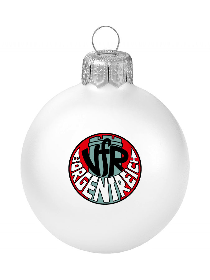 Weihnachtskugel Logo 8cm