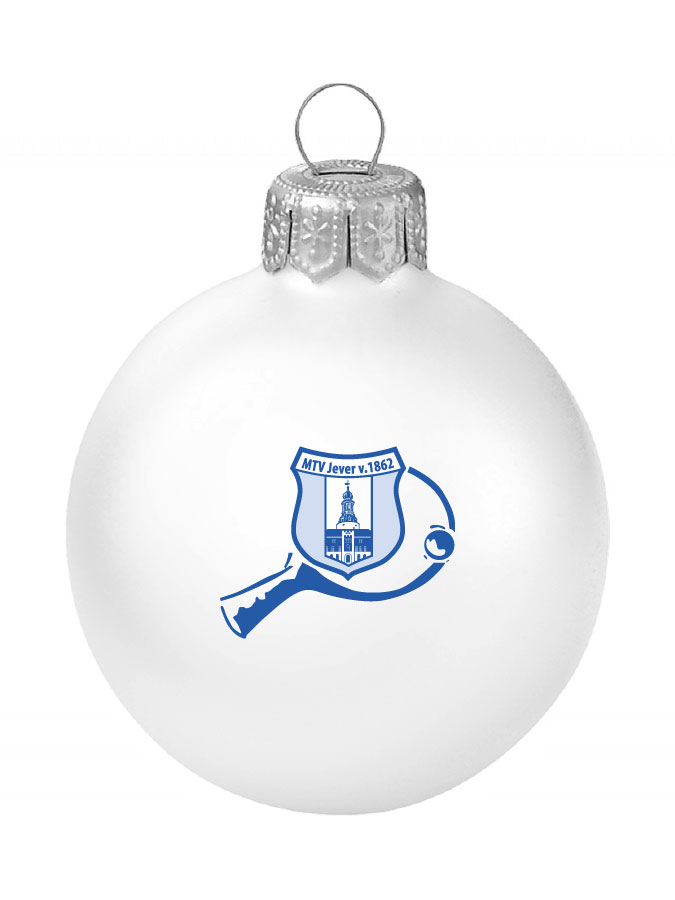 Weihnachtskugel Logo 8cm