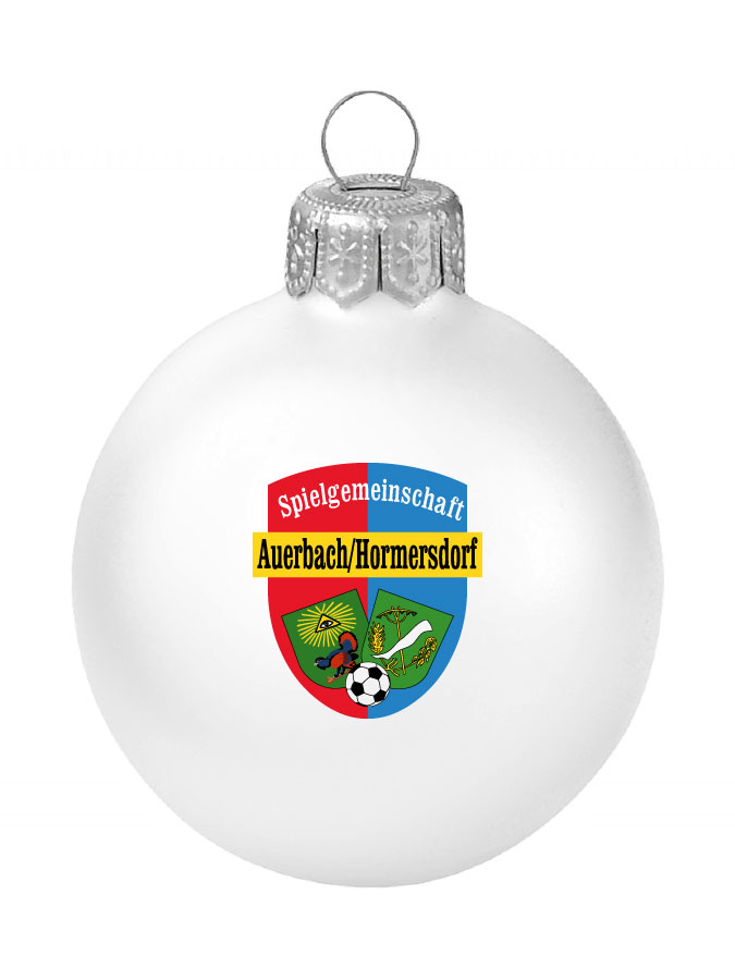 Weihnachtskugel Logo 8cm