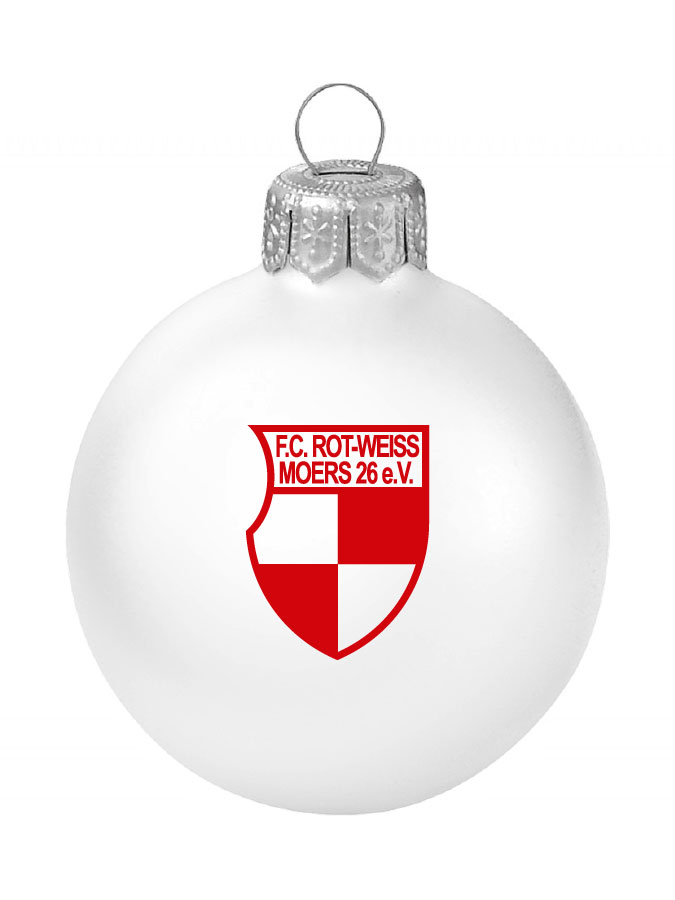 Weihnachtskugel Logo 8cm