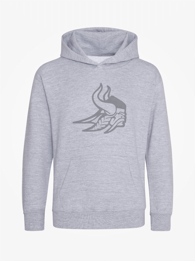 Hoodie All Grey Kids Unisex