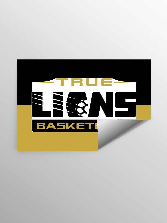 Aufkleber DIN A7 Logo