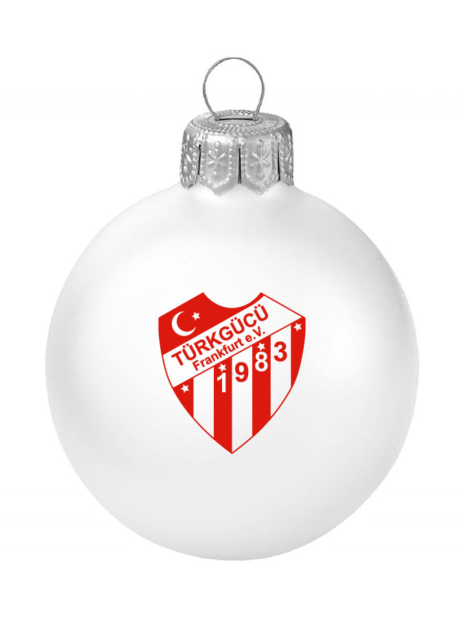 Weihnachtskugel Logo 8cm