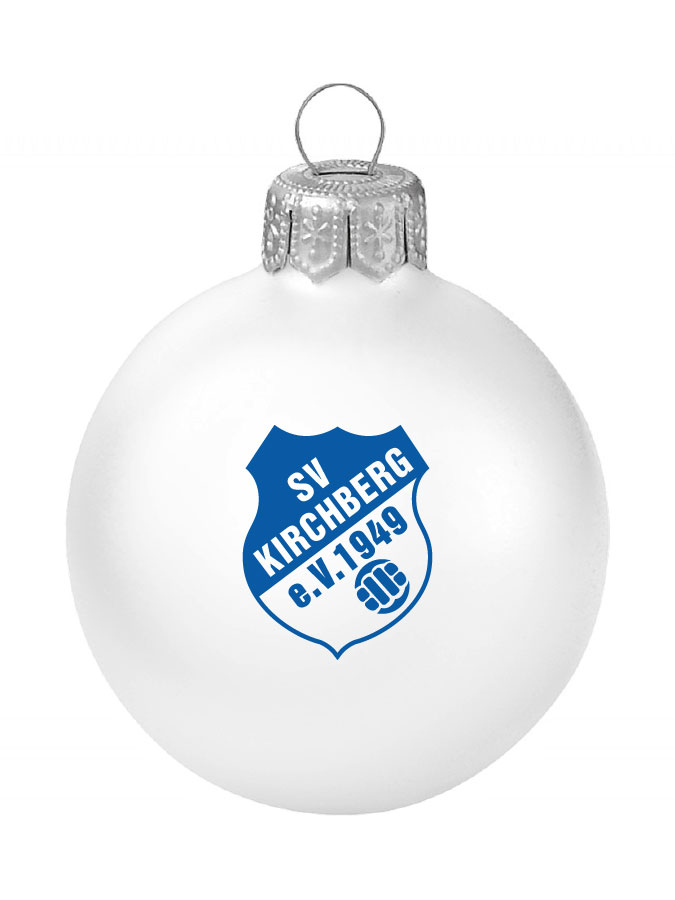 Weihnachtskugel Logo 8cm