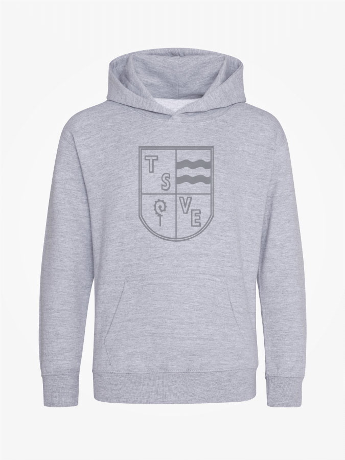 Hoodie All Grey Kids Unisex