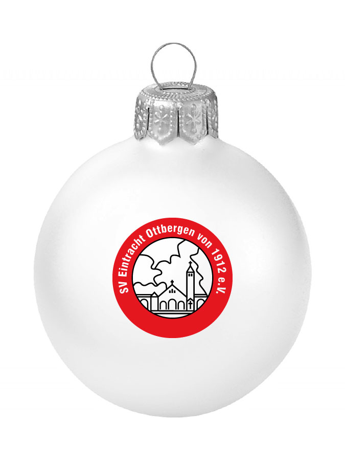 Weihnachtskugel Logo 8cm