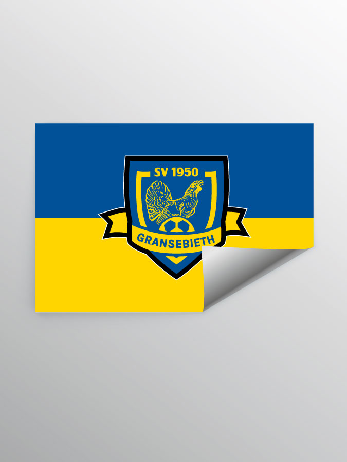 Aufkleber DIN A7 Logo