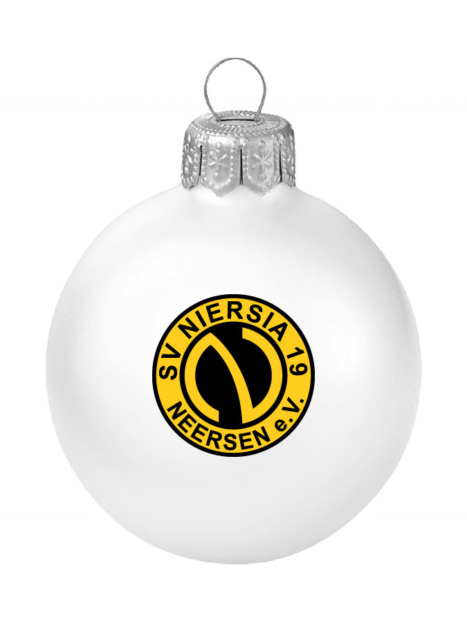 Weihnachtskugel Logo 8cm