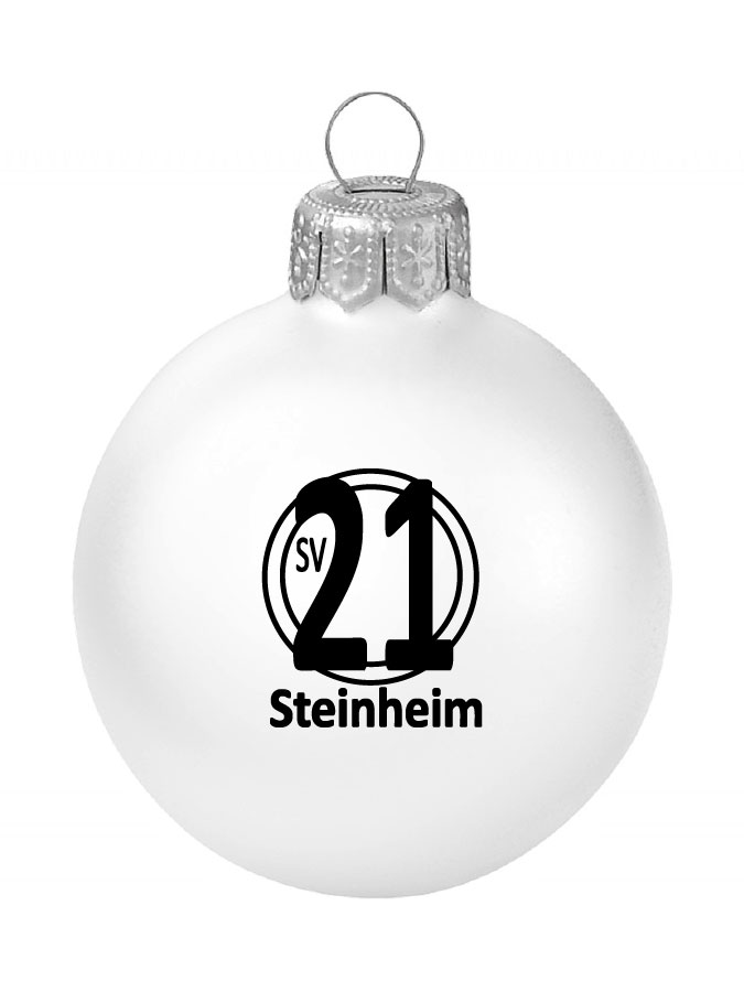 Weihnachtskugel Logo 8cm