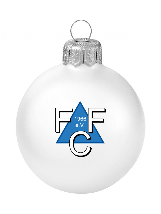 Weihnachtskugel Logo 8cm