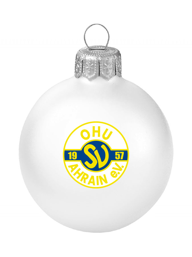 Weihnachtskugel Logo 8cm