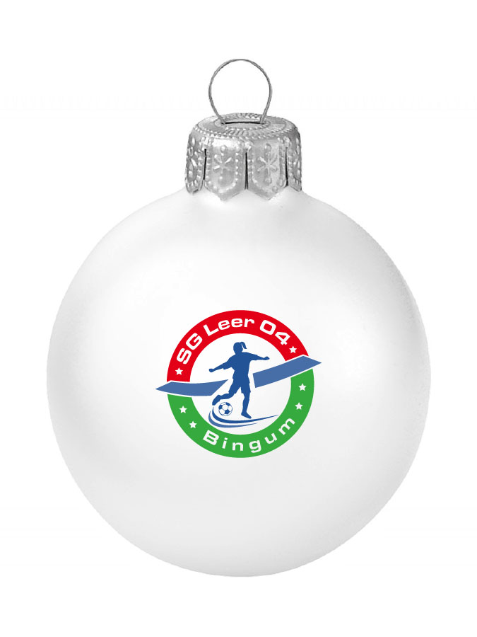 Weihnachtskugel Logo 8cm