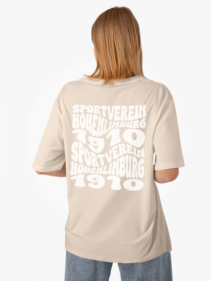 Oversized Shirt Wavy Damen