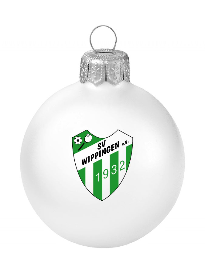 Weihnachtskugel Logo 8cm