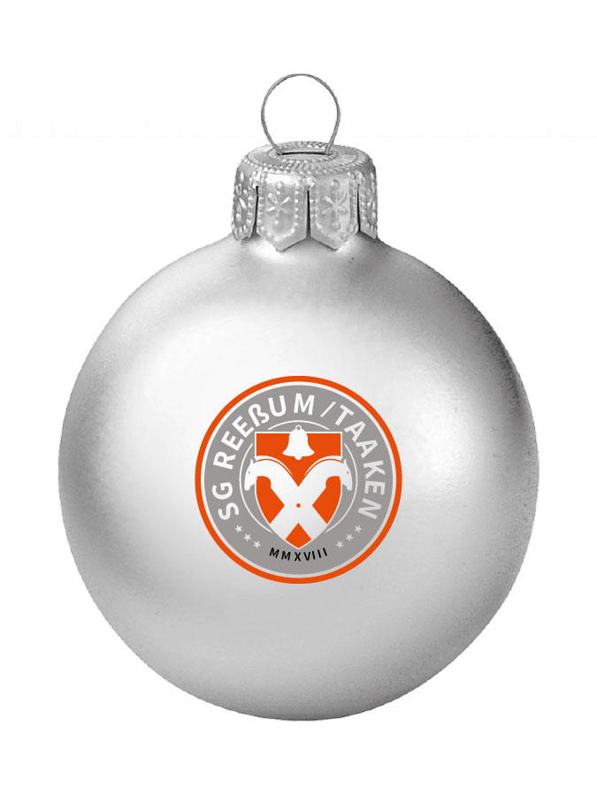 Weihnachtskugel Logo 8cm