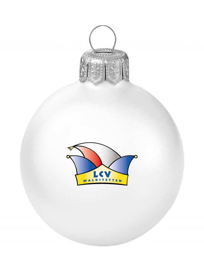 Weihnachtskugel Logo 8cm