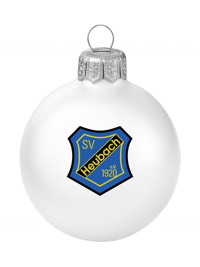 Weihnachtskugel Logo 8cm