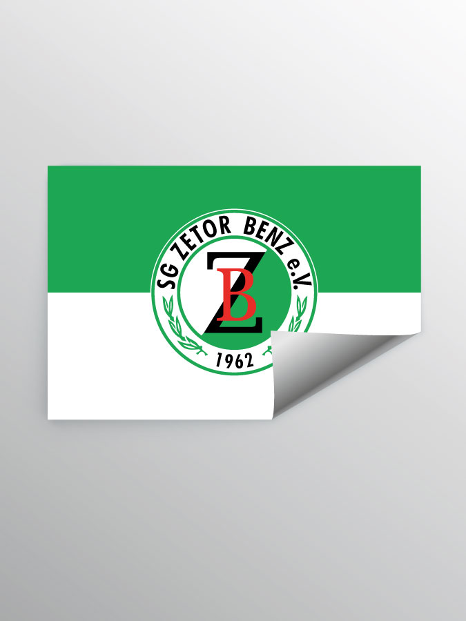 Aufkleber DIN A7 Logo