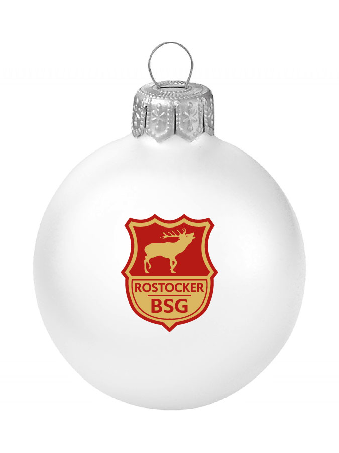 Weihnachtskugel Logo 8cm