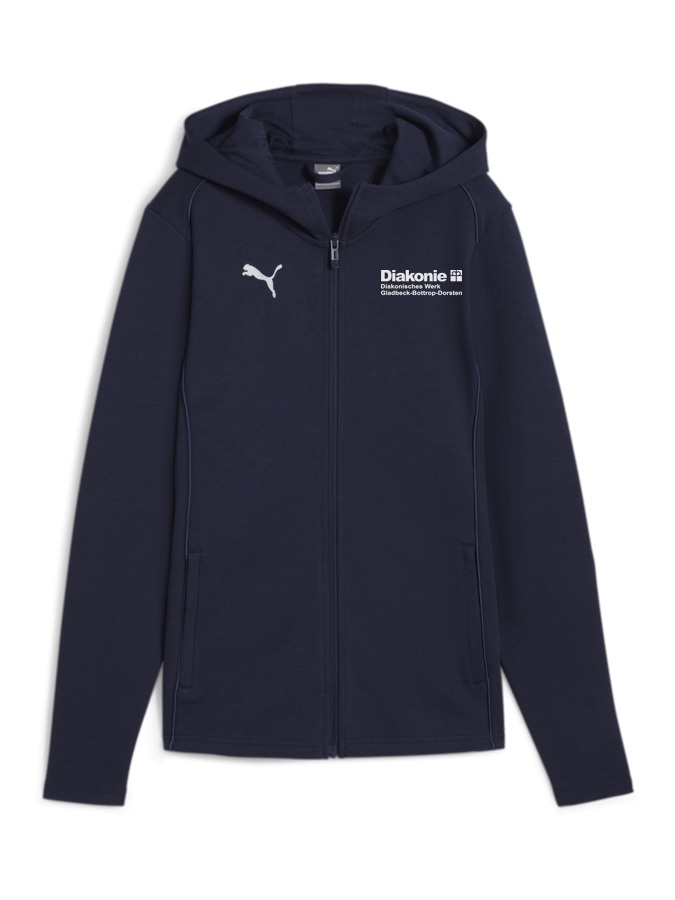 PUMA teamFINAL Casuals Kapuzenjacke Damen