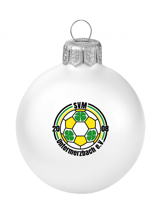 Weihnachtskugel Logo 8cm