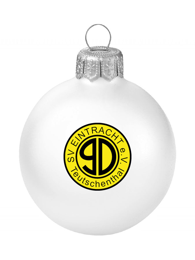 Weihnachtskugel Logo 8cm